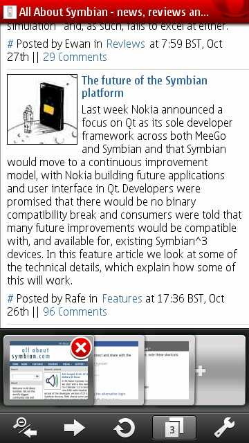 Opera Mini (native) screenshot