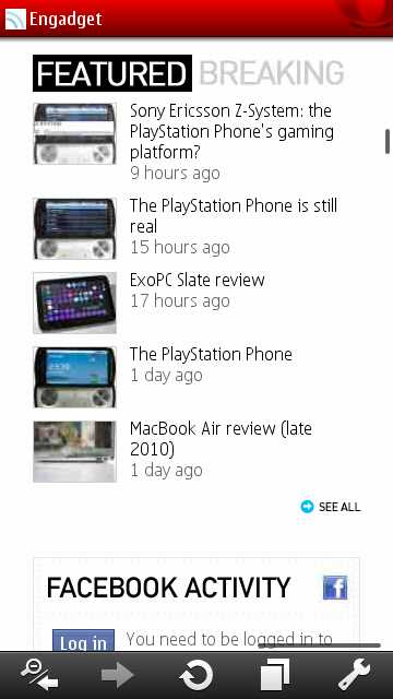 Opera Mini (native) screenshot