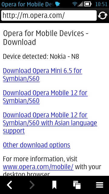 Screenshot, Opera updates