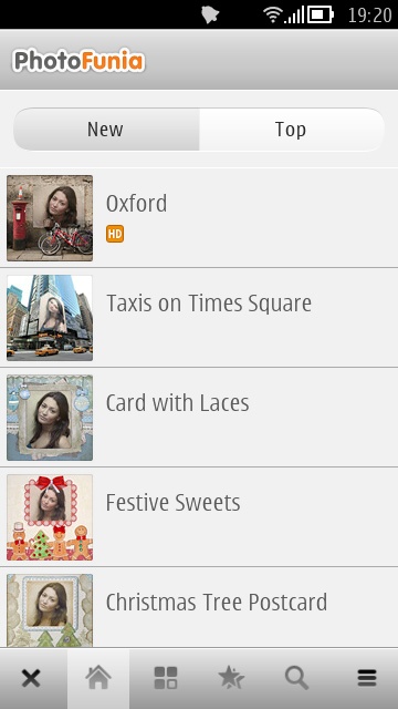 Screenshot, PhotoFunia