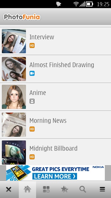 Screenshot, PhotoFunia