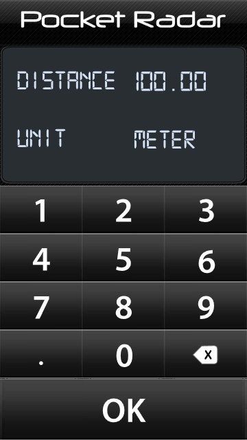 Screenshot, Pocket Radar