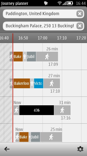 Screenshot, Public Transport beta