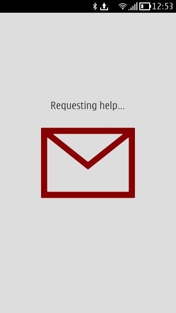 Screenshot. Red Help