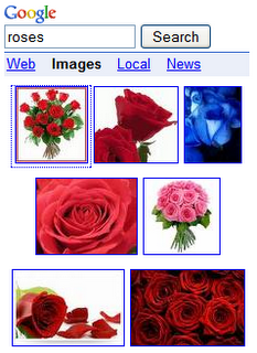 Screenshot Google Mobile Images