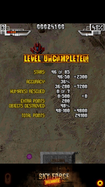 Screenshot, Sky Force Reloaded