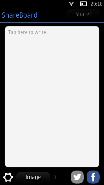 ShareBoard screenshot