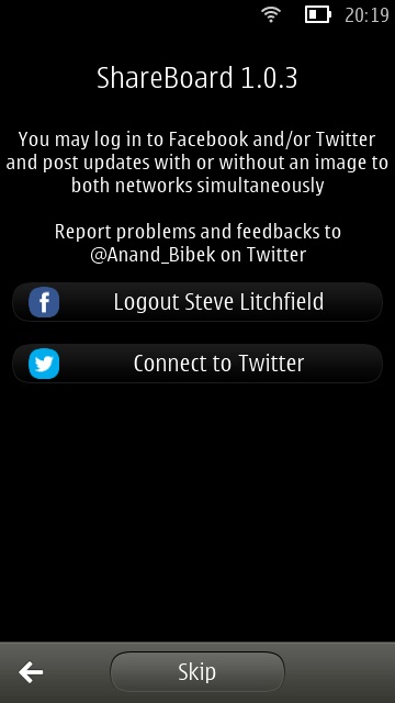 ShareBoard screenshot