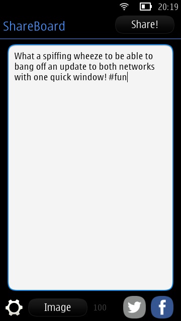 ShareBoard screenshot