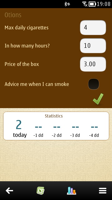 SmokeCounter screenshot