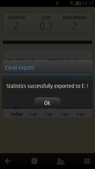 SmokeCounter screenshot