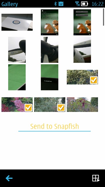 Screenshot, Snapfish uploader