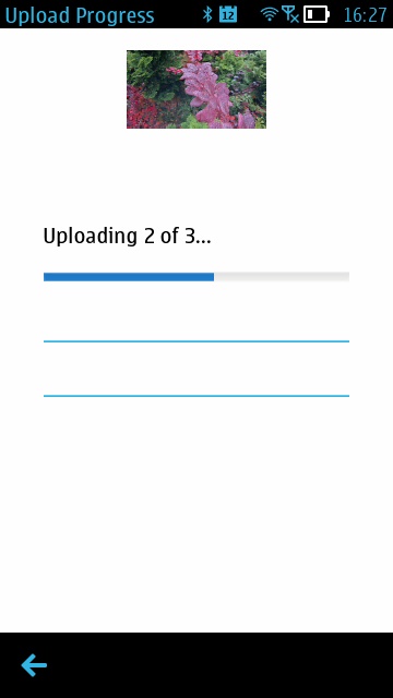 Screenshot, Snapfish uploader