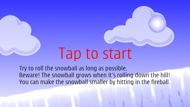 Screenshot, Snowball Challenge