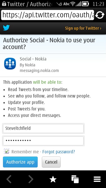 Screenshot, Social update