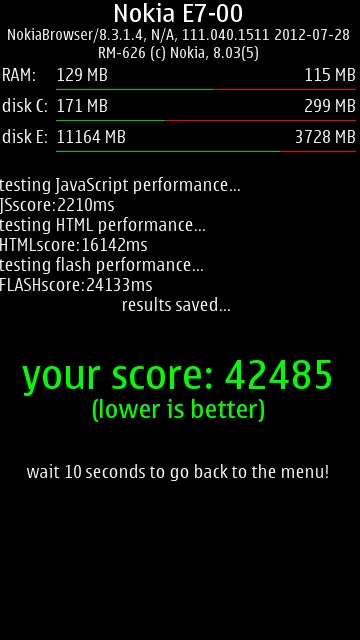 Screenshot, speedtest