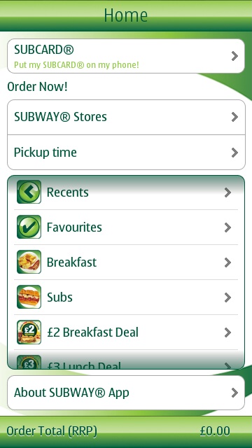 Screenshot, SUBWAY Express
