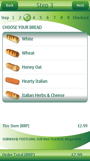 Screenshot, SUBWAY Express