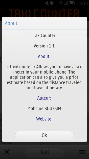 Screenshot, TaxiCounter