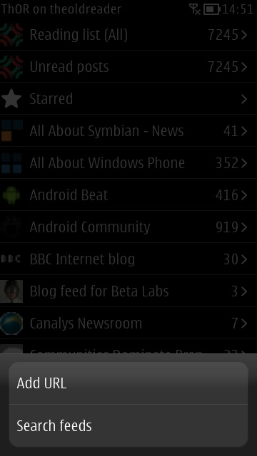 Screenshot, ThOR update
