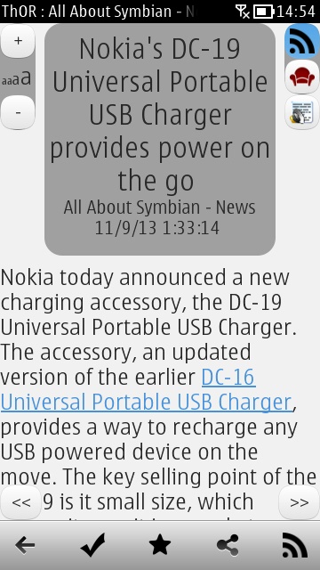 Screenshot, ThOR update