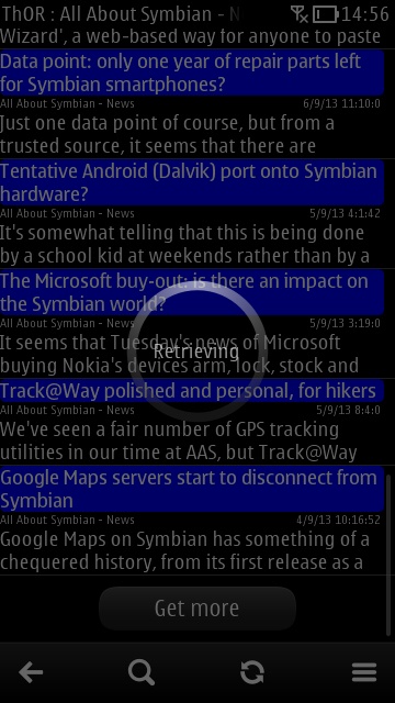 Screenshot, ThOR update
