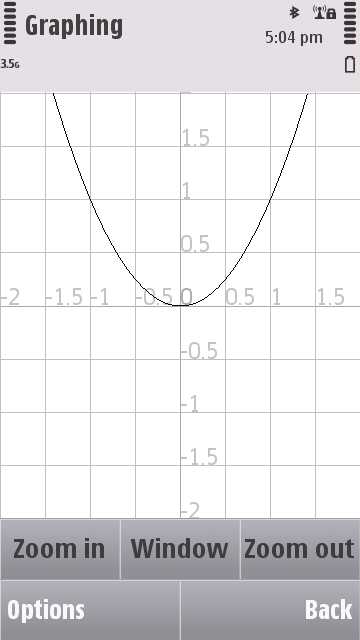 Screenshot of TouchCalc