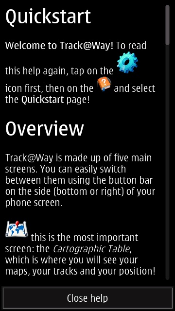 Screenshot, Track@Way