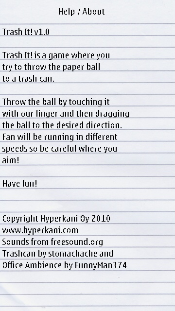 Screenshot, Trash It!