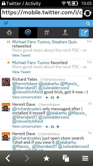 Screenshot, Twitter mobile