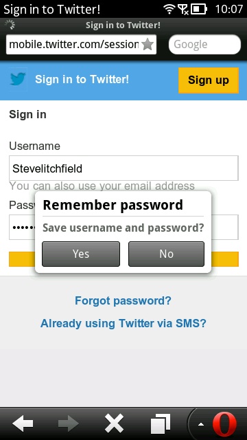 Screenshot, Twitter mobile