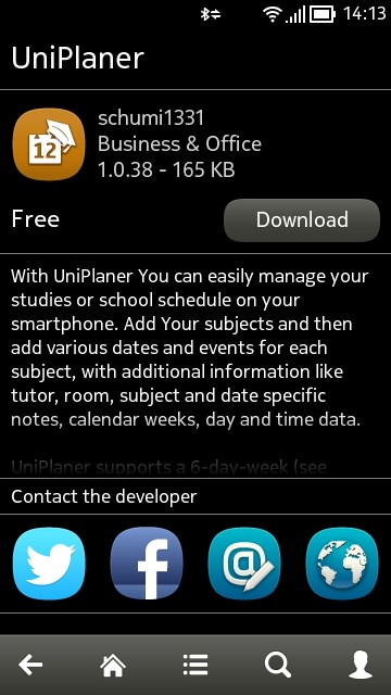 UniPlaner screenshot