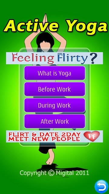 Screenshot, Active Yoga