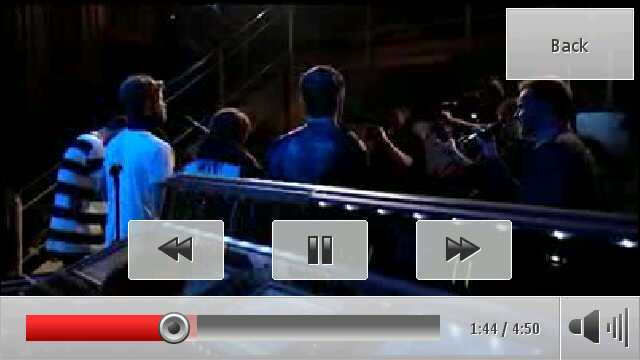 Screenshot, YouTube Mobile