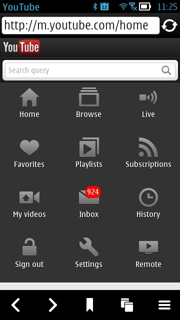 Screenshot, m.youtube.com via Web