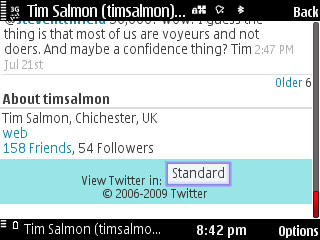 Nokia 5730 screenshot