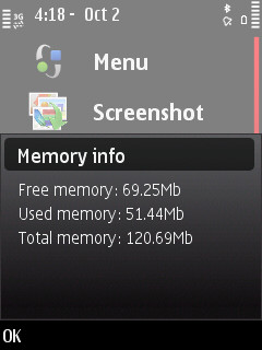 Nokia 5730 screenshot