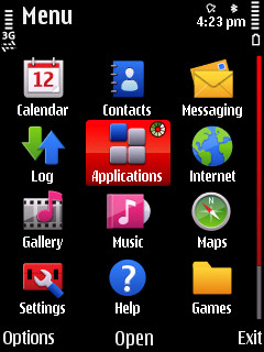 Nokia 5730 screenshot