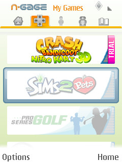 Nokia 5730 screenshot