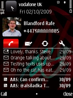 Nokia 5730 screenshot