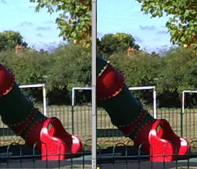 E75 photo blow-up compared to 5730 photo blow-up