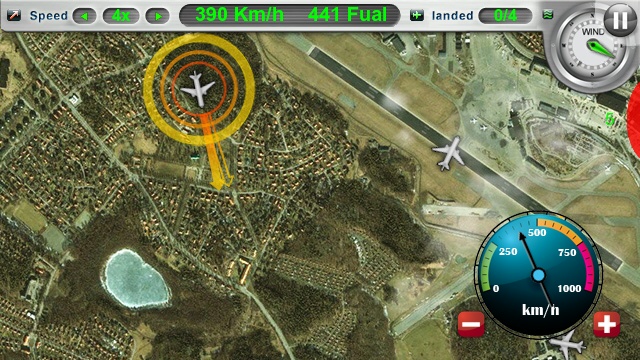 Aircraft Control, Screenshot