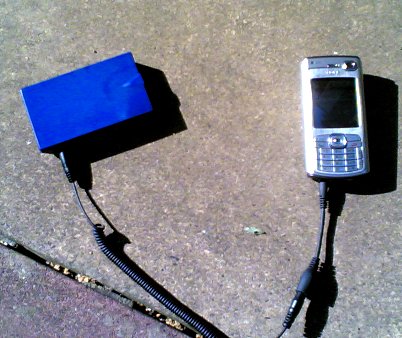 Charging the smartphone