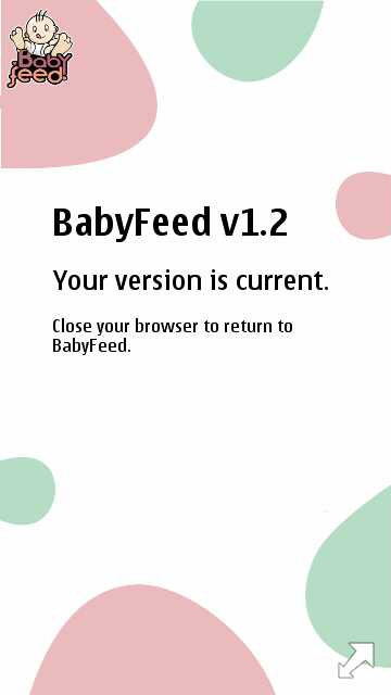 Screenshot, BabyFeed