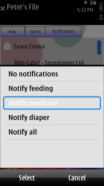 Screenshot, BabyFeed