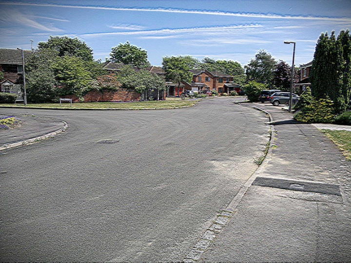 Sample output, sampled down