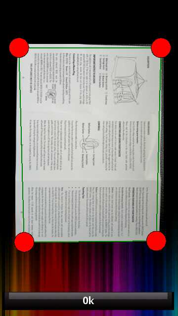 Screenshot, DocScanner Qt