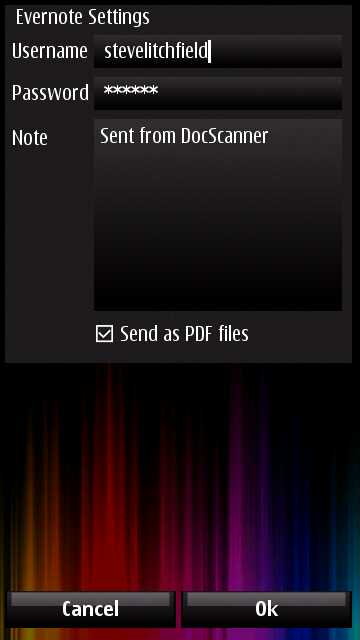 Screenshot, DocScanner Qt