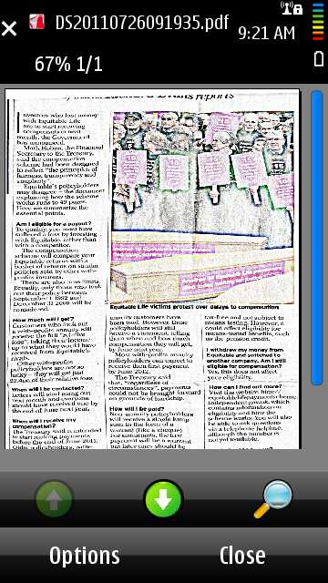 Screenshot, DocScanner Qt