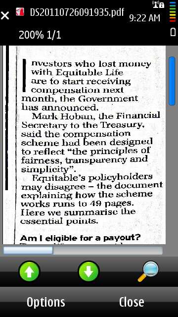 Screenshot, DocScanner Qt